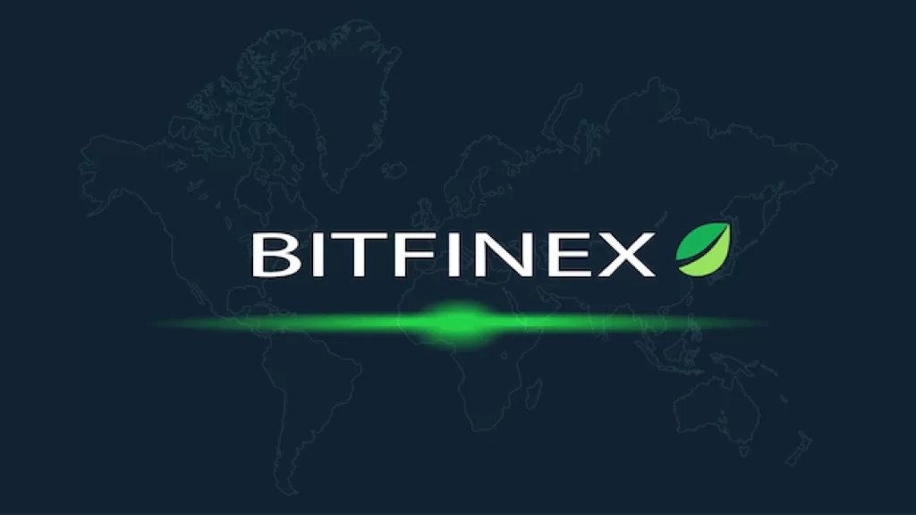 bitfinex cryptocurrency stock market name with logo abstract digital background crypto stock exchange news media vector eps10 337410 2476