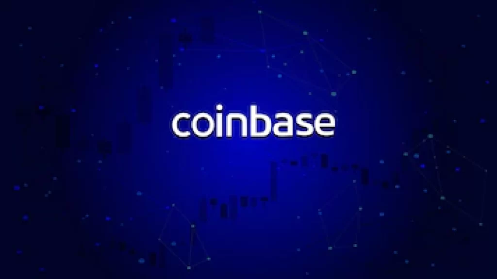 coinbase cryptocurrency stock market name dark blue background crypto stock exchange banner news media vector illustration 337410 1707