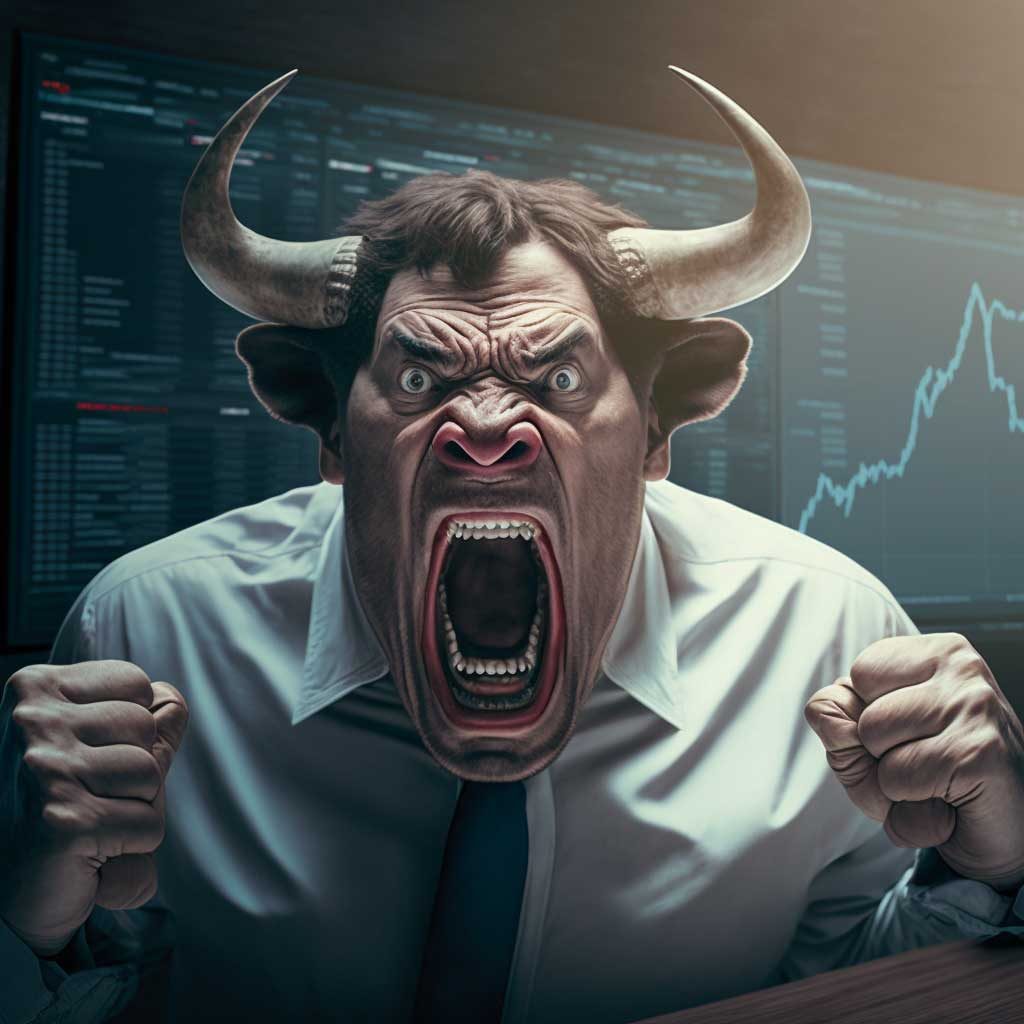Angry bull trading crypto