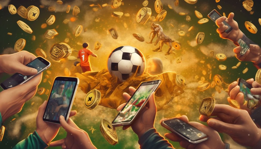 football fans earning money on their phone because Fan Tokens