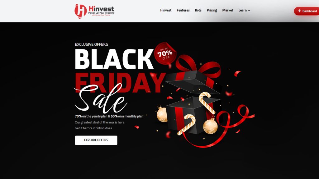 BLACK FRIDAY Sale Hinvest 2